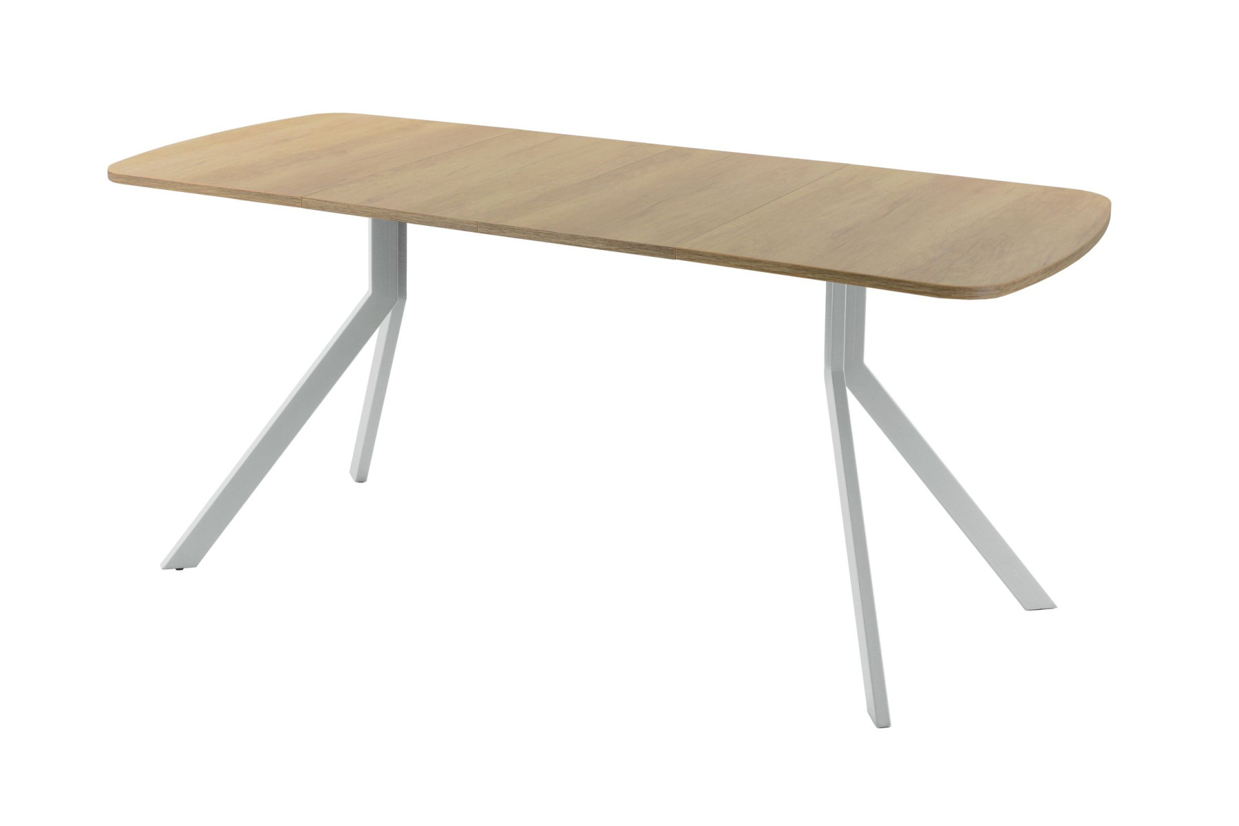 Обеденный стол AMC Elite (серии SLIM) / E18(1200) D2 (серебро/Дуб Небраска Натуральный)