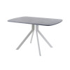 Обеденный стол AMC Elite (серии SLIM) / E18(1100) D2 (серебро/Бетон Чикаго светло-серый)