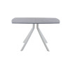 Обеденный стол AMC Elite (серии SLIM) / E18(1100) D2 (серебро/Бетон Чикаго светло-серый)