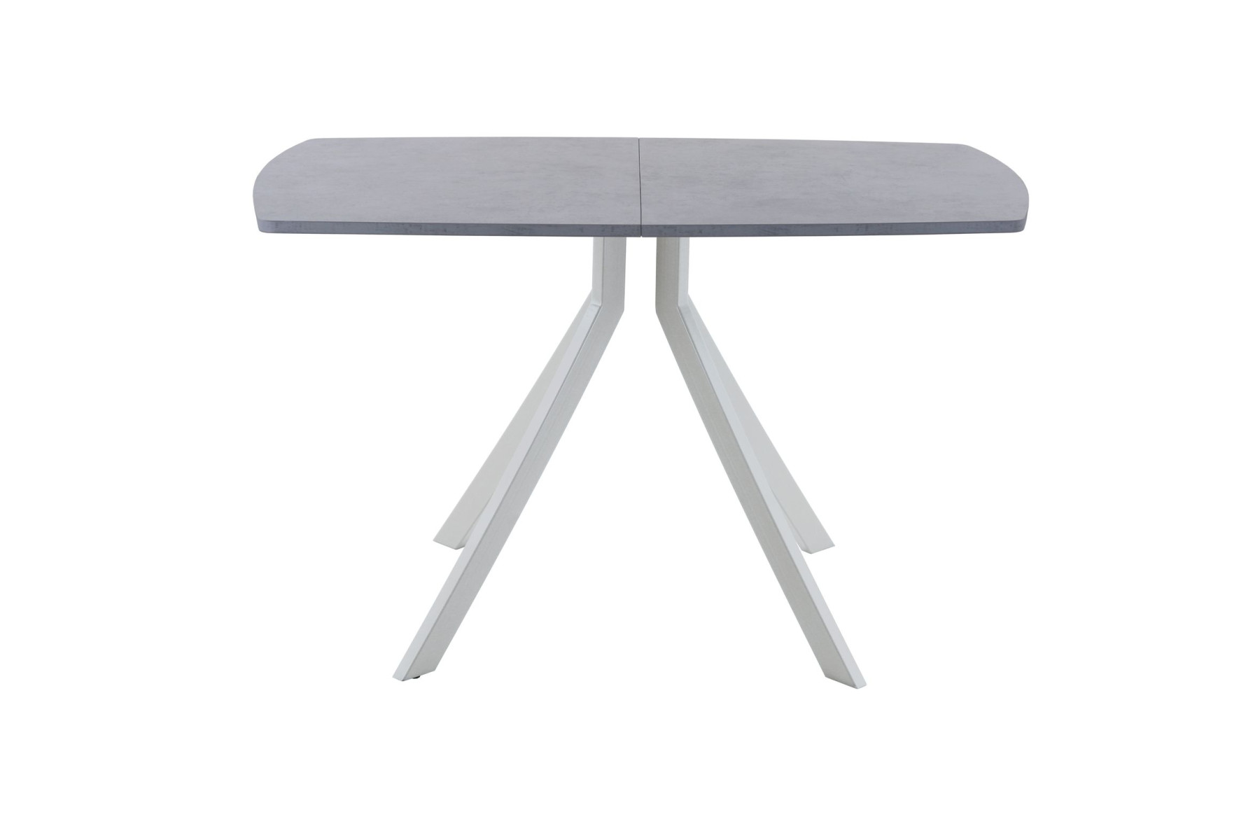 Обеденный стол AMC Elite (серии SLIM) / E18(1200) D2 (серебро/Бетон Чикаго светло-серый)