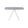 Обеденный стол AMC Elite (серии SLIM) / E18(1100) D2 (белый/Бетон Чикаго светло-серый)