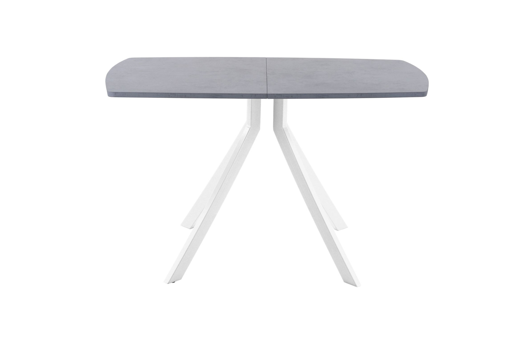 Обеденный стол AMC Elite (серии SLIM) / E18(1100) D2 (белый/Бетон Чикаго светло-серый)