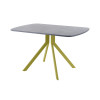 Обеденный стол AMC Elite (серии SLIM) / E18(1200) D2 (золото/Бетон Чикаго светло-серый)