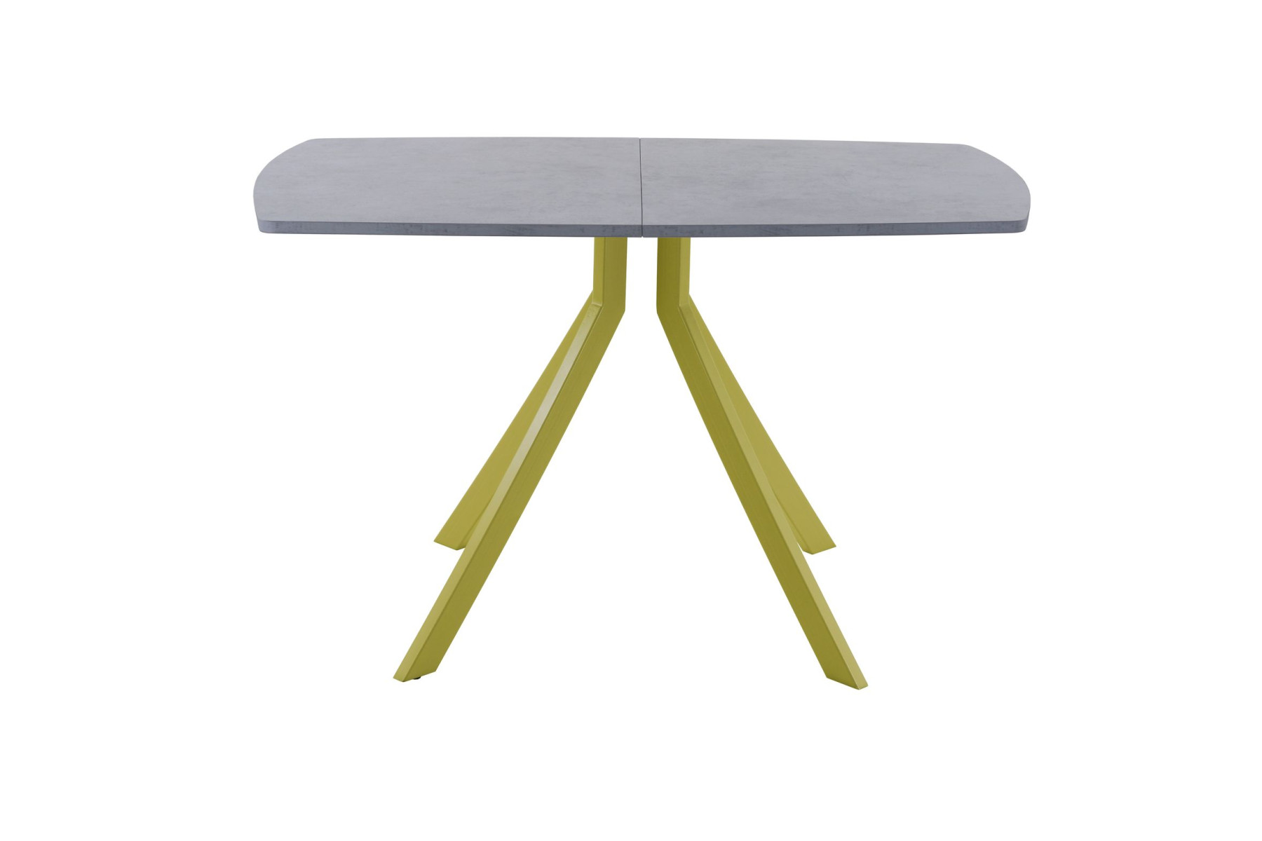 Обеденный стол AMC Elite (серии SLIM) / E18(1200) D2 (золото/Бетон Чикаго светло-серый)