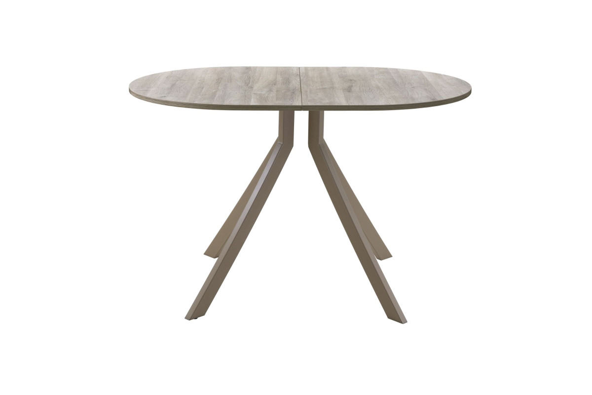 Обеденный стол AMC Elite (серии SLIM) / E18(1200) D3 (капучино/Дуб Уайт-Ривер песочно-бежевый)