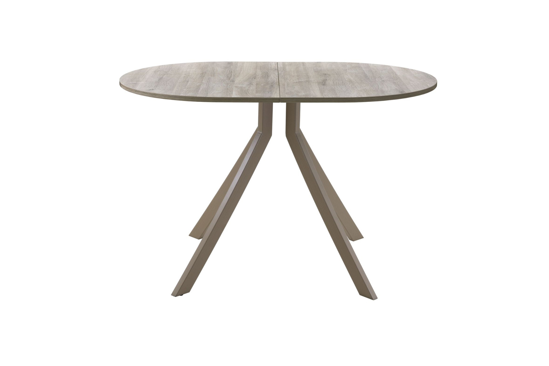 Обеденный стол AMC Elite (серии SLIM) / E18(1200) D3 (капучино/Дуб Уайт-Ривер песочно-бежевый)