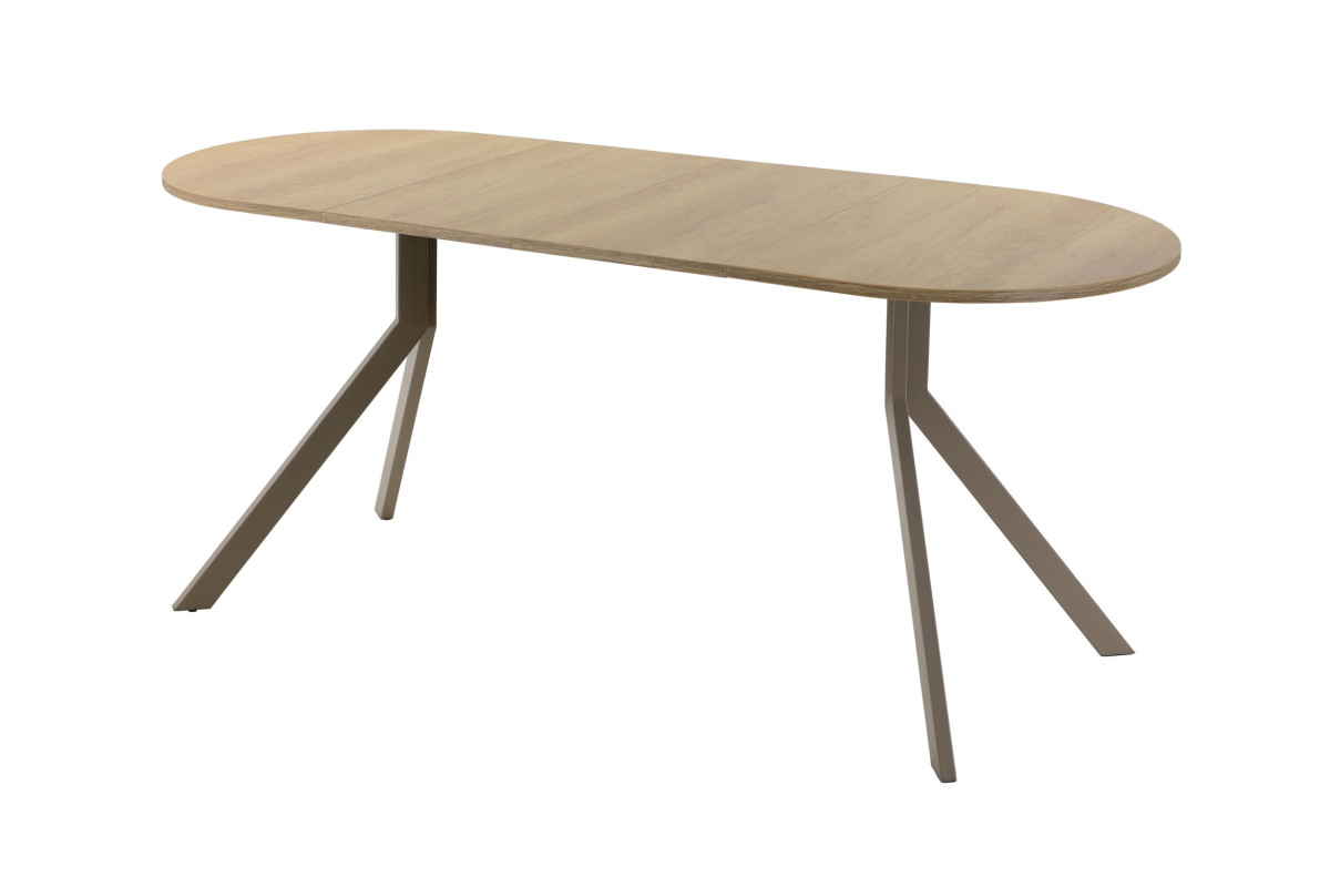 Обеденный стол AMC Elite (серии SLIM) / E18(1200) D3 (капучино/Дуб Небраска Натуральный)