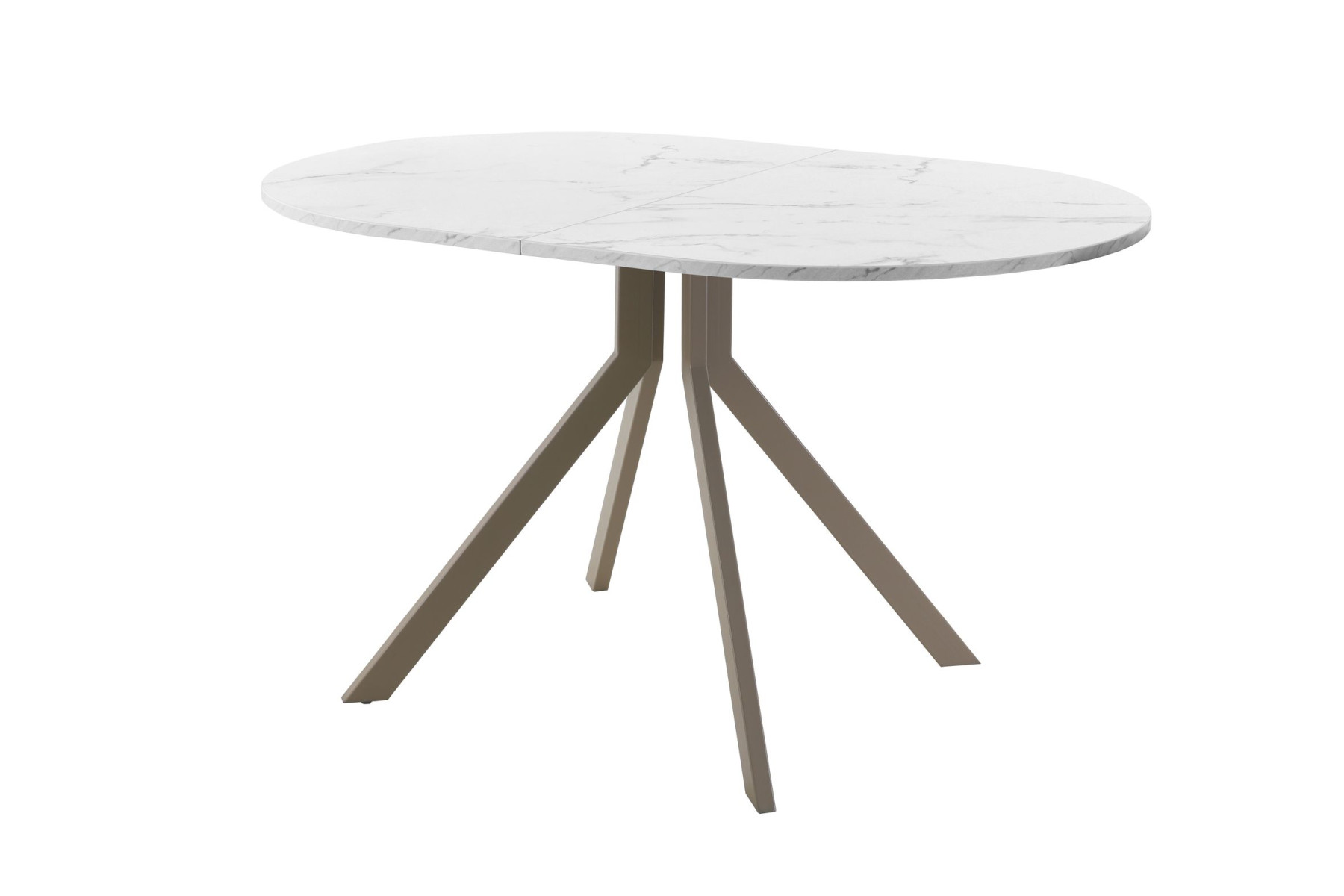 Обеденный стол AMC Elite (серии SLIM) / E18(1100) D3 (капучино/Мрамор Кристалл)