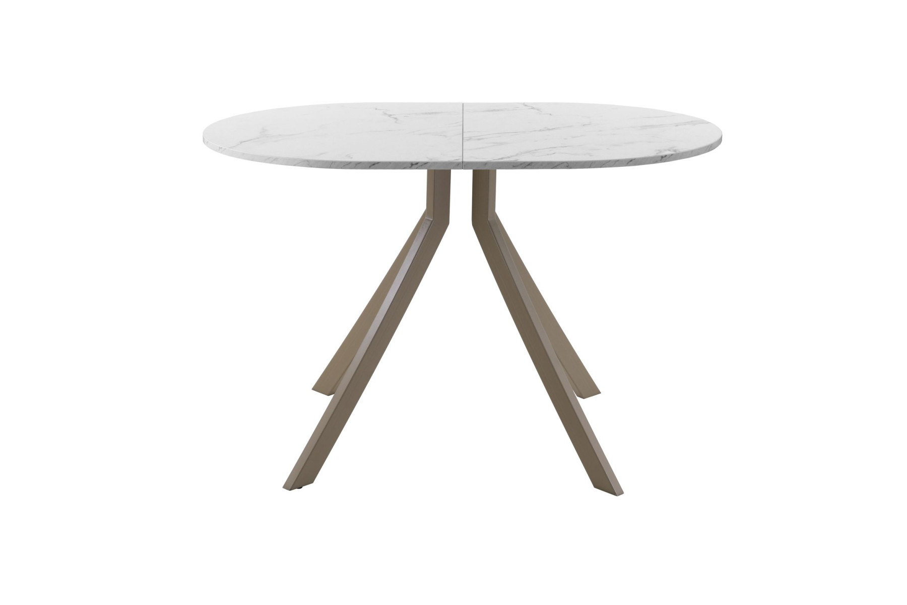 Обеденный стол AMC Elite (серии SLIM) / E18(1100) D3 (капучино/Мрамор Кристалл)