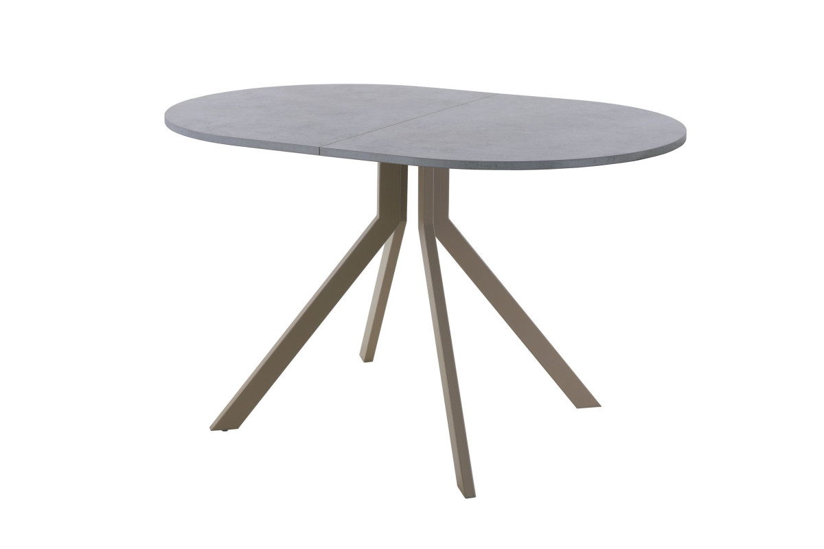 Обеденный стол AMC Elite (серии SLIM) / E18(1200) D3 (капучино/Бетон Чикаго светло-серый)