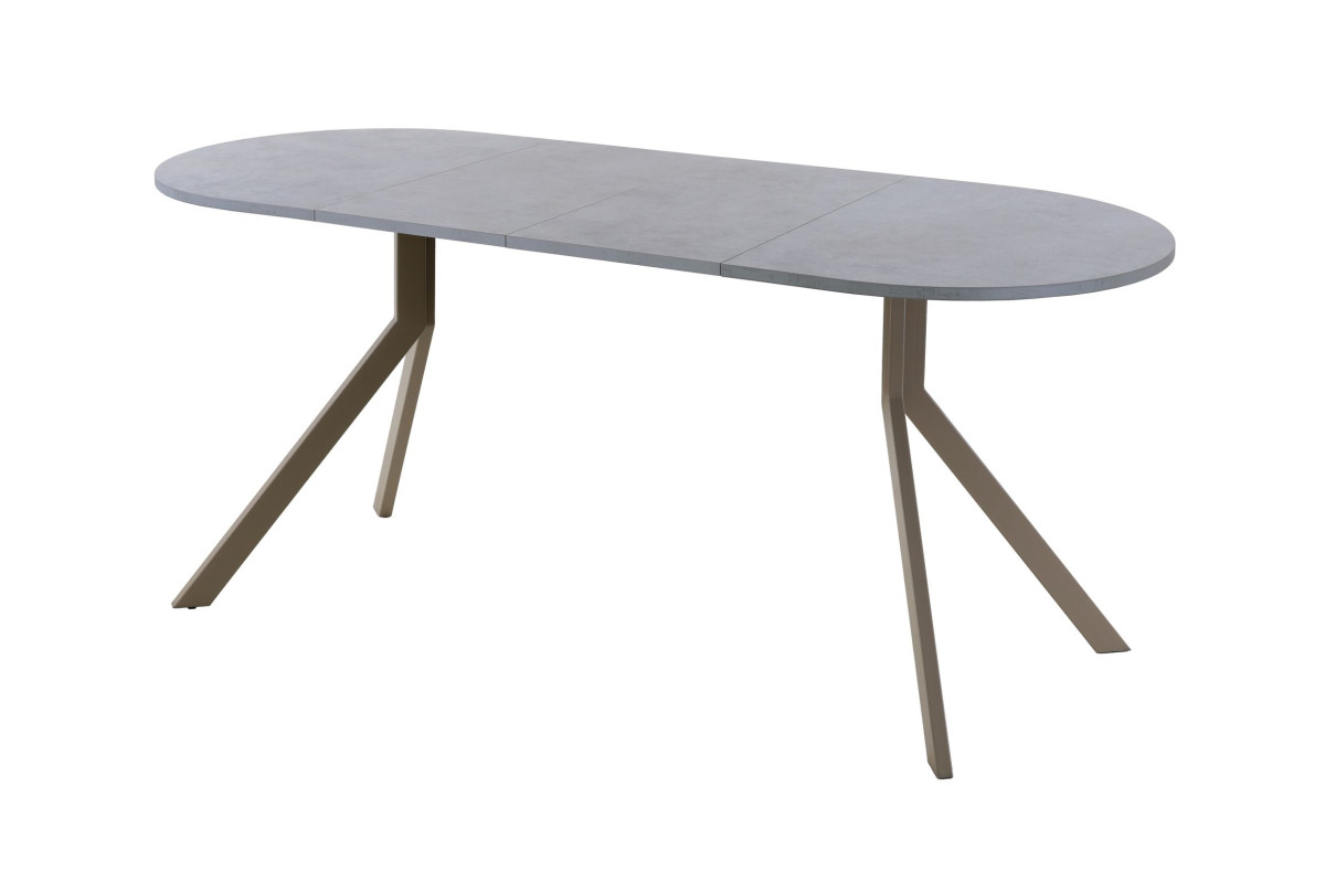 Обеденный стол AMC Elite (серии SLIM) / E18(1200) D3 (капучино/Бетон Чикаго светло-серый)
