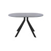 Обеденный стол AMC Elite (серии SLIM) / E18(1200) D3 (черный/Бетон Чикаго светло-серый)