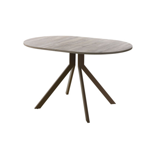 Обеденный стол AMC Elite (серии SLIM) / E18(1200) D3 (коричневый/Дуб Уайт-Ривер песочно-бежевый)