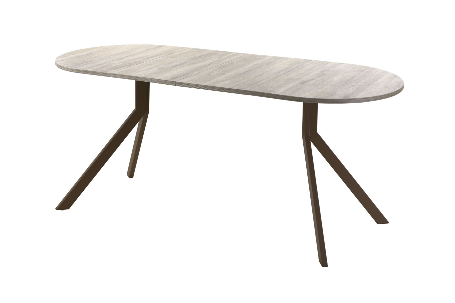 Обеденный стол AMC Elite (серии SLIM) / E18(1100) D3 (коричневый/Дуб Уайт-Ривер песочно-бежевый)