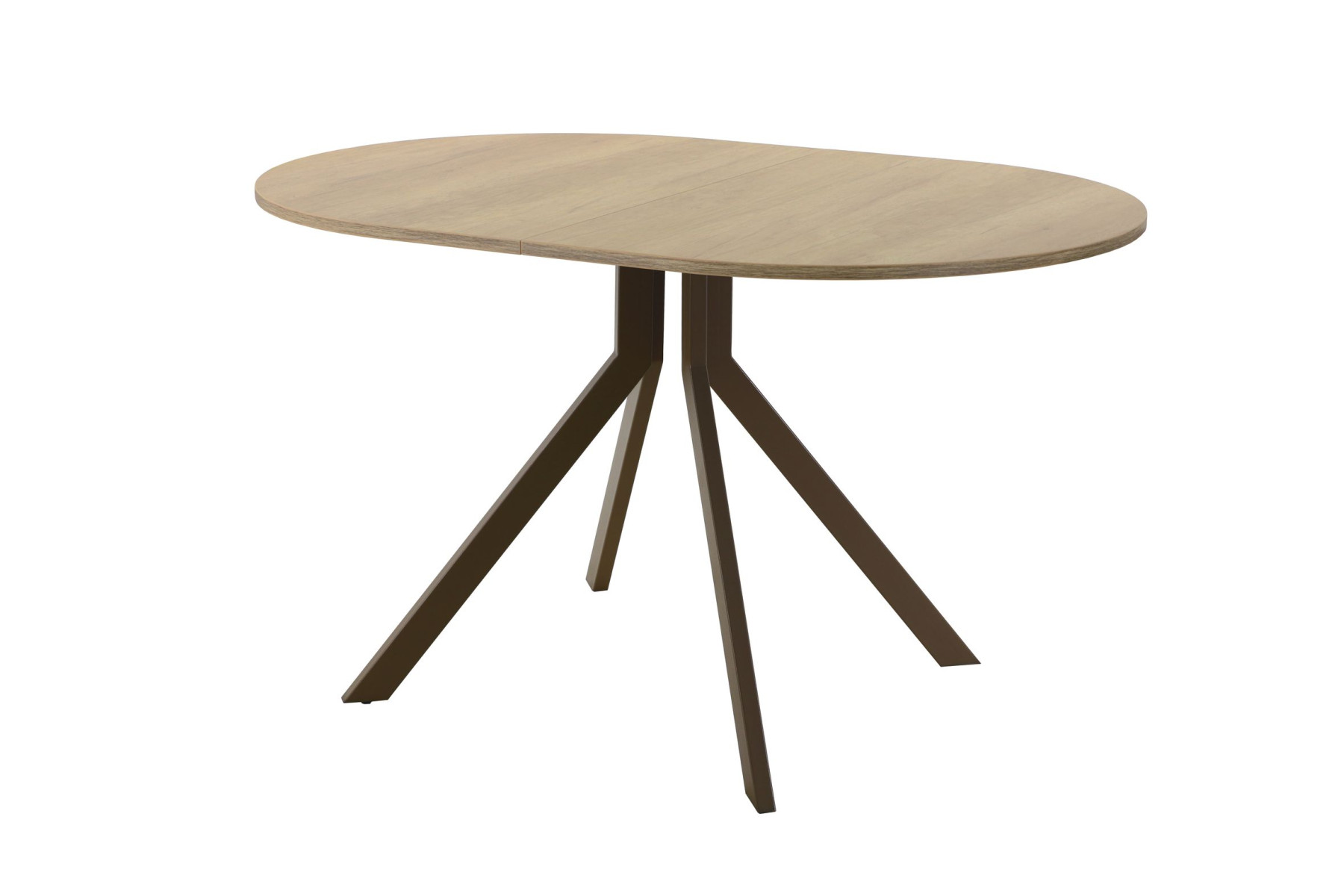 Обеденный стол AMC Elite (серии SLIM) / E18(1200) D3 (коричневый/Дуб Небраска Натуральный)