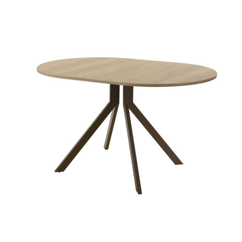 Обеденный стол AMC Elite (серии SLIM) / E18(1200) D3 (коричневый/Дуб Небраска Натуральный)