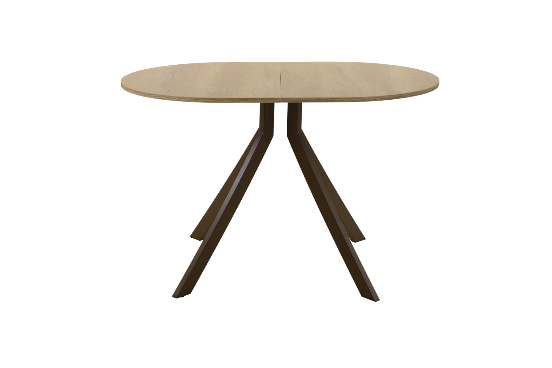 Обеденный стол AMC Elite (серии SLIM) / E18(1200) D3 (коричневый/Дуб Небраска Натуральный)