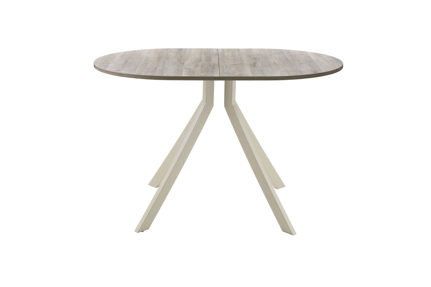 Обеденный стол AMC Elite (серии SLIM) / E18(1100) D3 (бежевый/Дуб Уайт-Ривер песочно-бежевый)