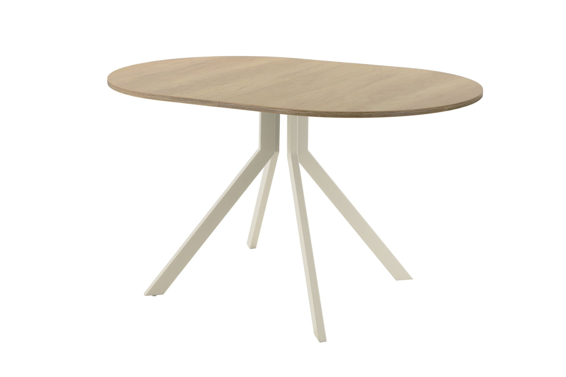 Обеденный стол AMC Elite (серии SLIM) / E18(1100) D3 (бежевый/Дуб Небраска Натуральный)