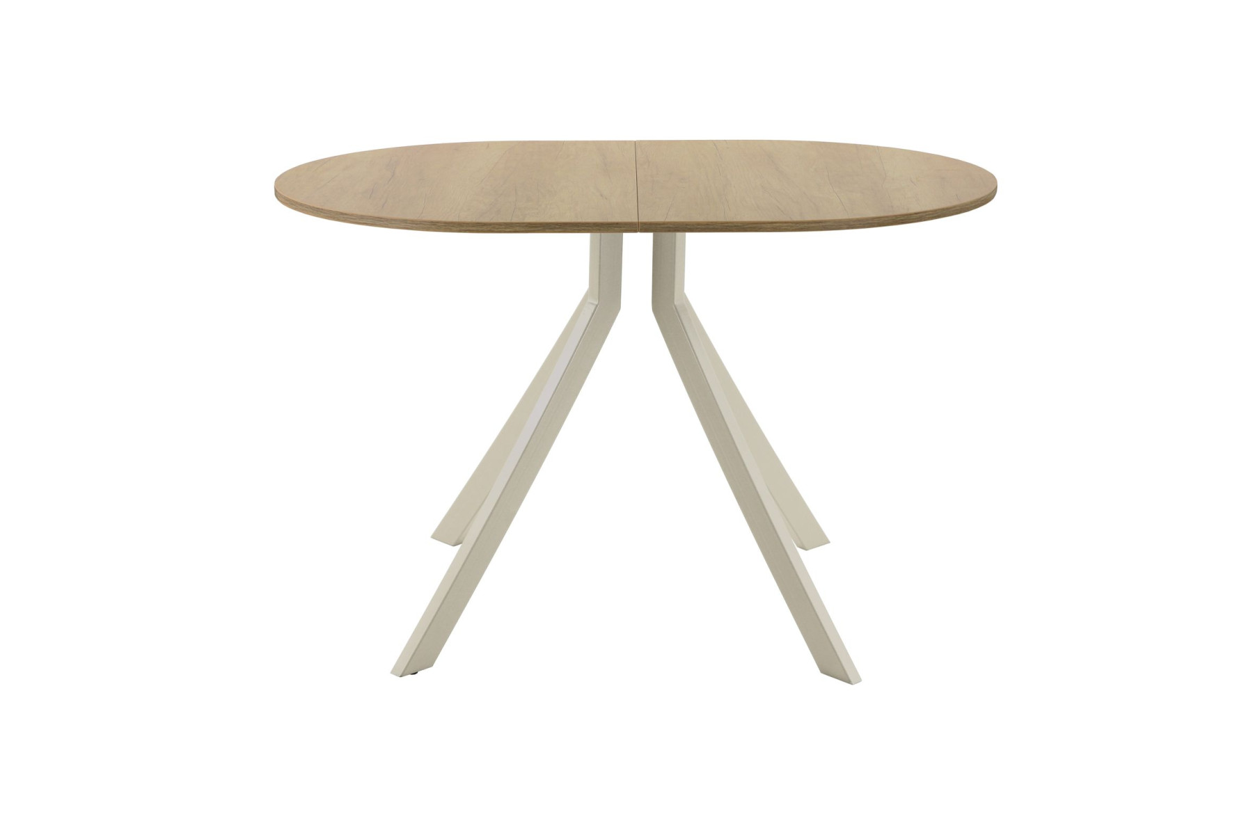 Обеденный стол AMC Elite (серии SLIM) / E18(1100) D3 (бежевый/Дуб Небраска Натуральный)