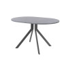 Обеденный стол AMC Elite (серии SLIM) / E18(1100) D3 (графит/Бетон Чикаго светло-серый)