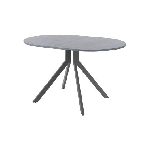 Обеденный стол AMC Elite (серии SLIM) / E18(1100) D3 (графит/Бетон Чикаго светло-серый)