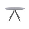 Обеденный стол AMC Elite (серии SLIM) / E18(1100) D3 (графит/Бетон Чикаго светло-серый)