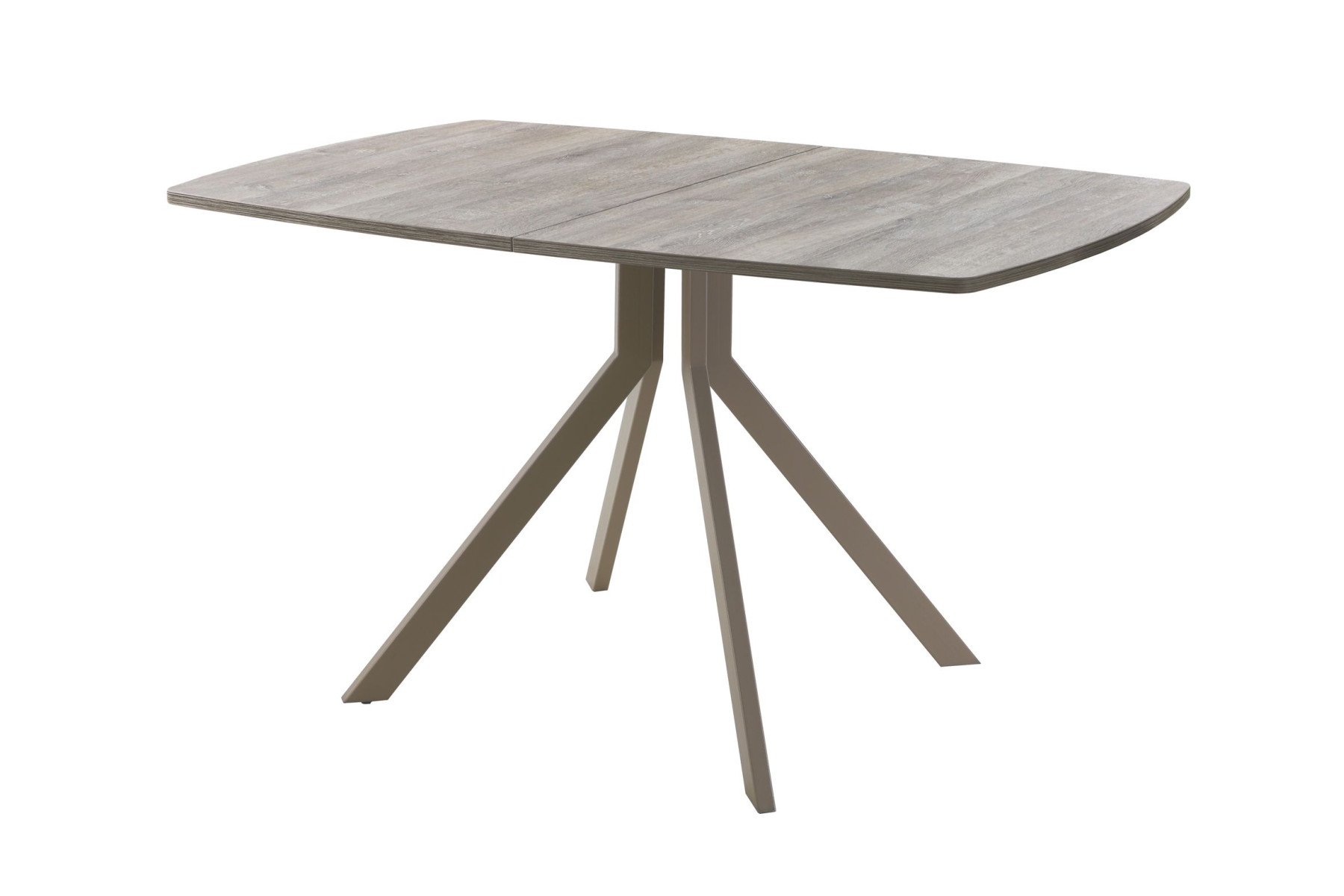 Обеденный стол AMC Elite (серии SLIM) / E18(1200) D6 (капучино/Дуб Уайт-Ривер песочно-бежевый)