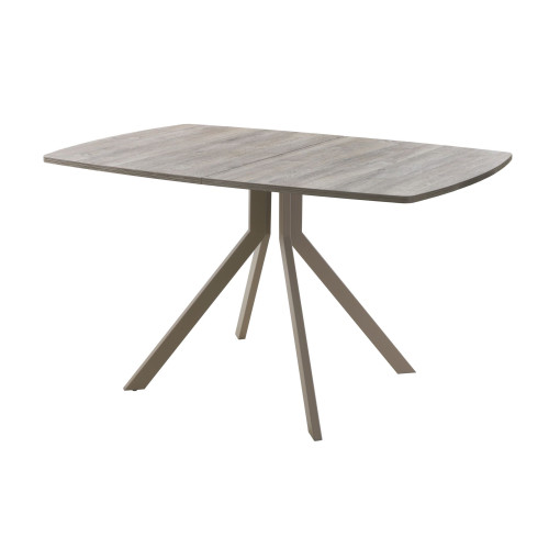 Обеденный стол AMC Elite (серии SLIM) / E18(1200) D6 (капучино/Дуб Уайт-Ривер песочно-бежевый)