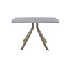Обеденный стол AMC Elite (серии SLIM) / E18(1100) D6 (капучино/Бетон Чикаго светло-серый)