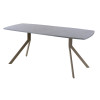 Обеденный стол AMC Elite (серии SLIM) / E18(1100) D6 (капучино/Бетон Чикаго светло-серый)