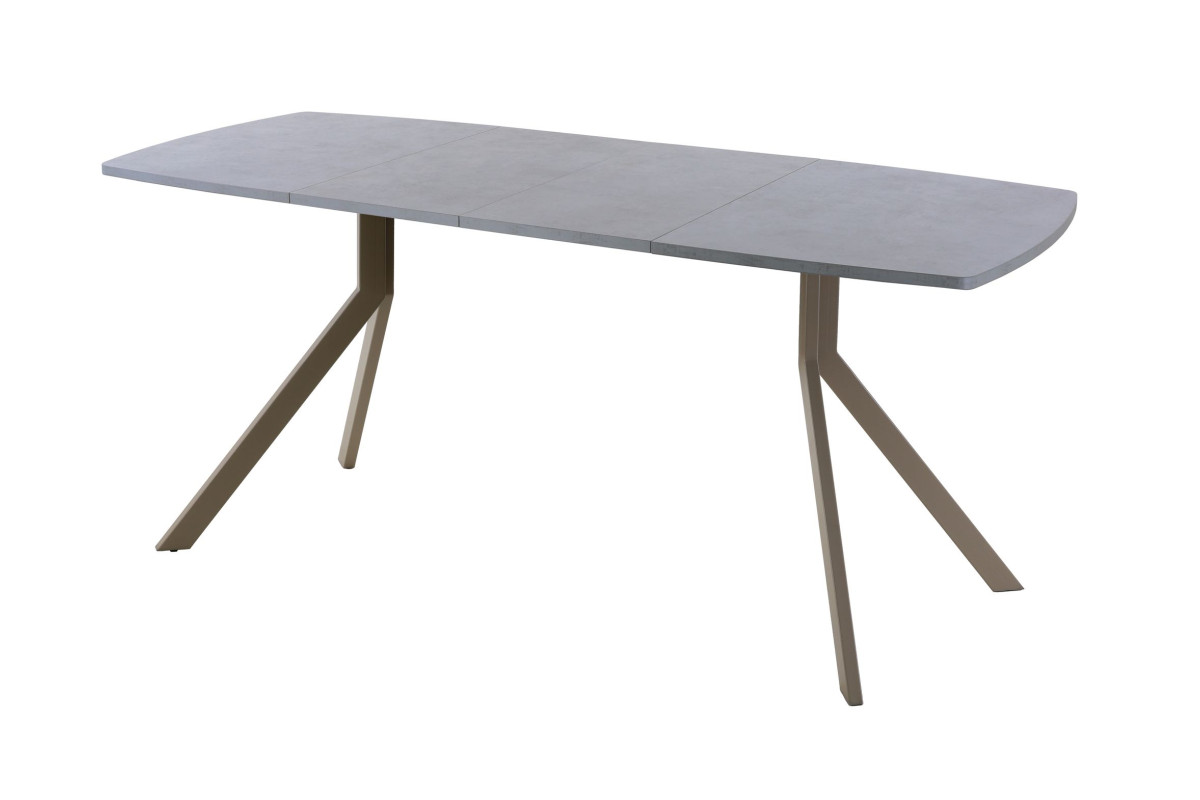 Обеденный стол AMC Elite (серии SLIM) / E18(1100) D6 (капучино/Бетон Чикаго светло-серый)