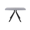 Обеденный стол AMC Elite (серии SLIM) / E18(1100) D6 (черный/Бетон Чикаго светло-серый)