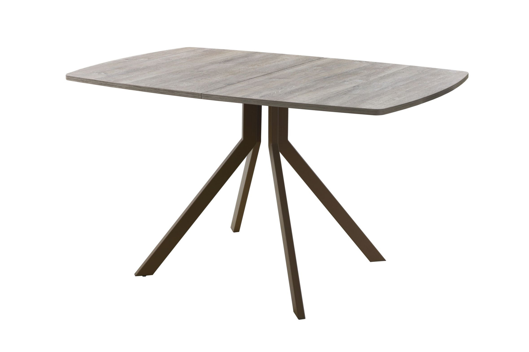 Обеденный стол AMC Elite (серии SLIM) / E18(1100) D6 (коричневый/Дуб Уайт-Ривер песочно-бежевый)