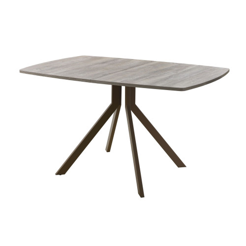 Обеденный стол AMC Elite (серии SLIM) / E18(1200) D6 (коричневый/Дуб Уайт-Ривер песочно-бежевый)