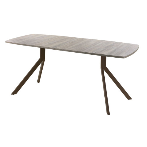 Обеденный стол AMC Elite (серии SLIM) / E18(1200) D6 (коричневый/Дуб Уайт-Ривер песочно-бежевый)