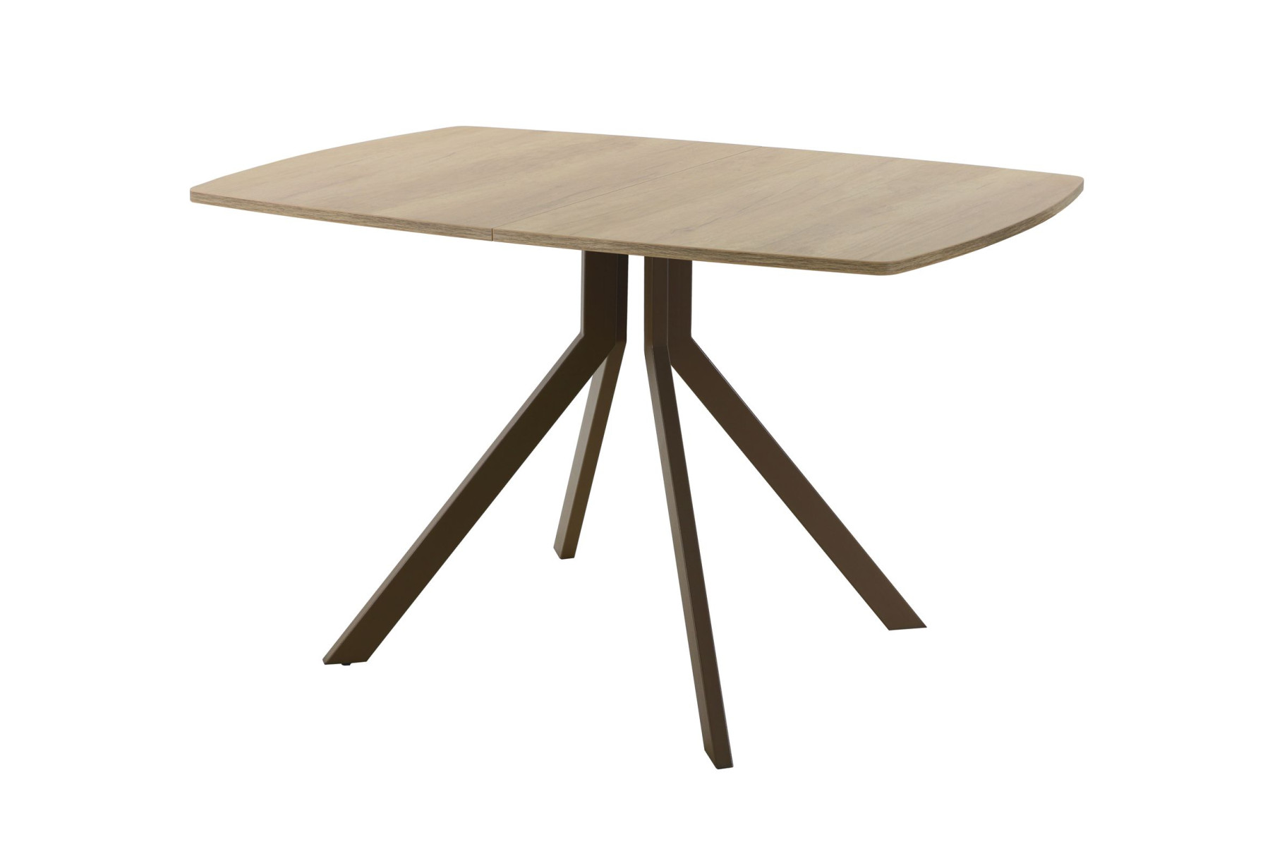 Обеденный стол AMC Elite (серии SLIM) / E18(1200) D6 (коричневый/Дуб Небраска Натуральный)