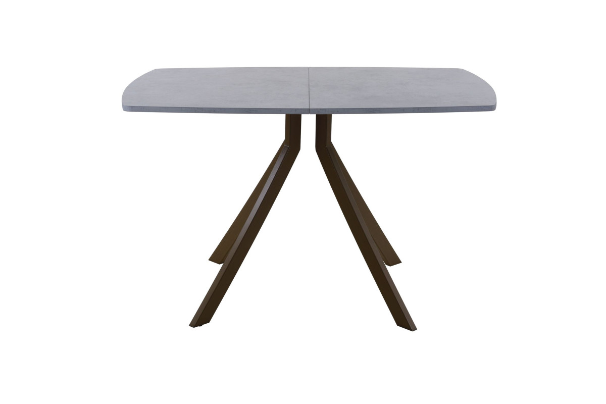Обеденный стол AMC Elite (серии SLIM) / E18(1200) D6 (коричневый/Бетон Чикаго светло-серый)