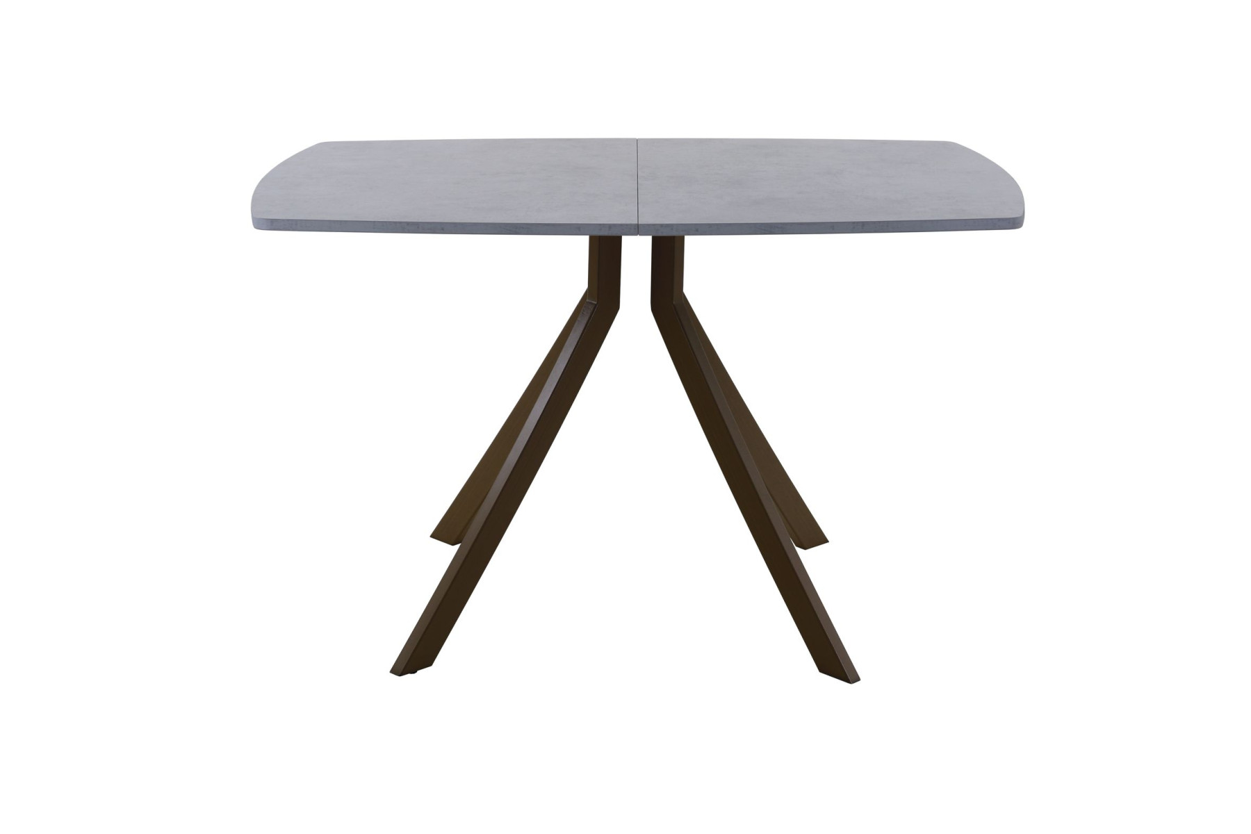 Обеденный стол AMC Elite (серии SLIM) / E18(1200) D6 (коричневый/Бетон Чикаго светло-серый)