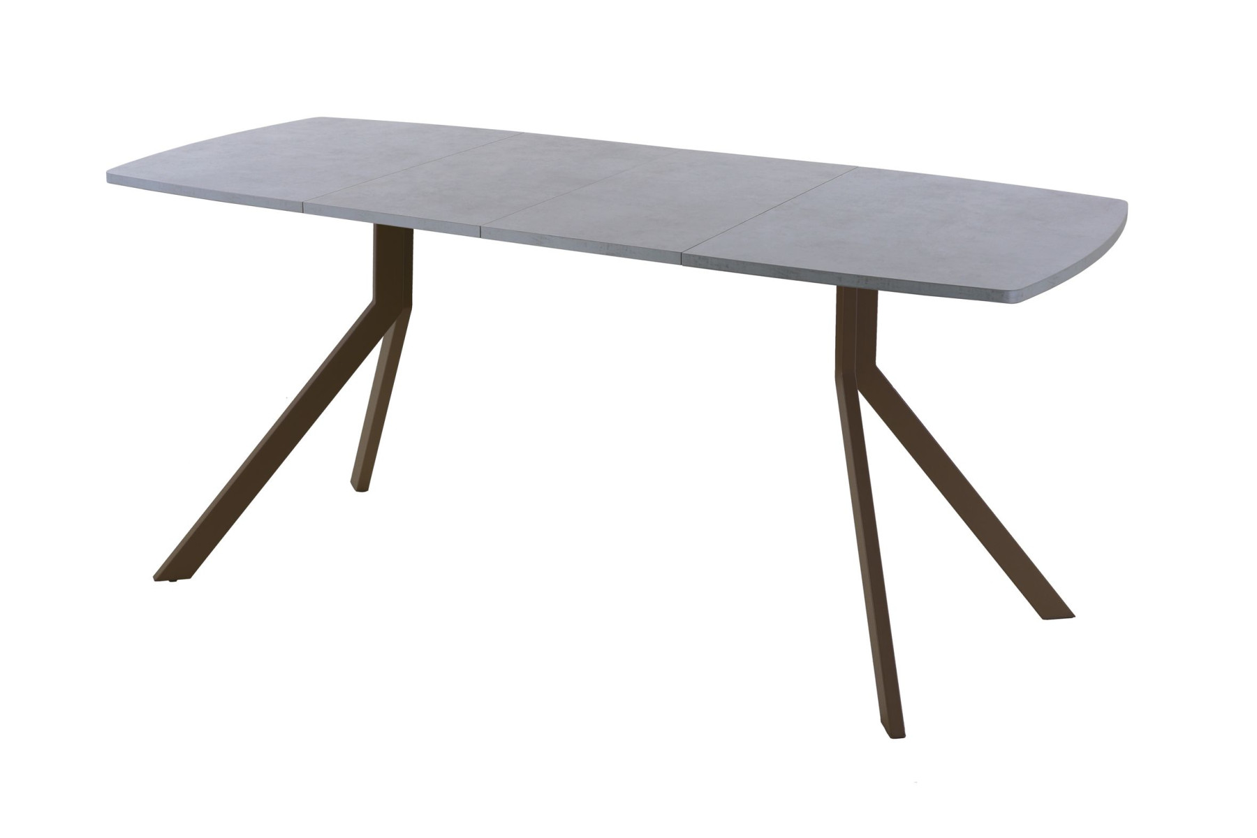 Обеденный стол AMC Elite (серии SLIM) / E18(1200) D6 (коричневый/Бетон Чикаго светло-серый)