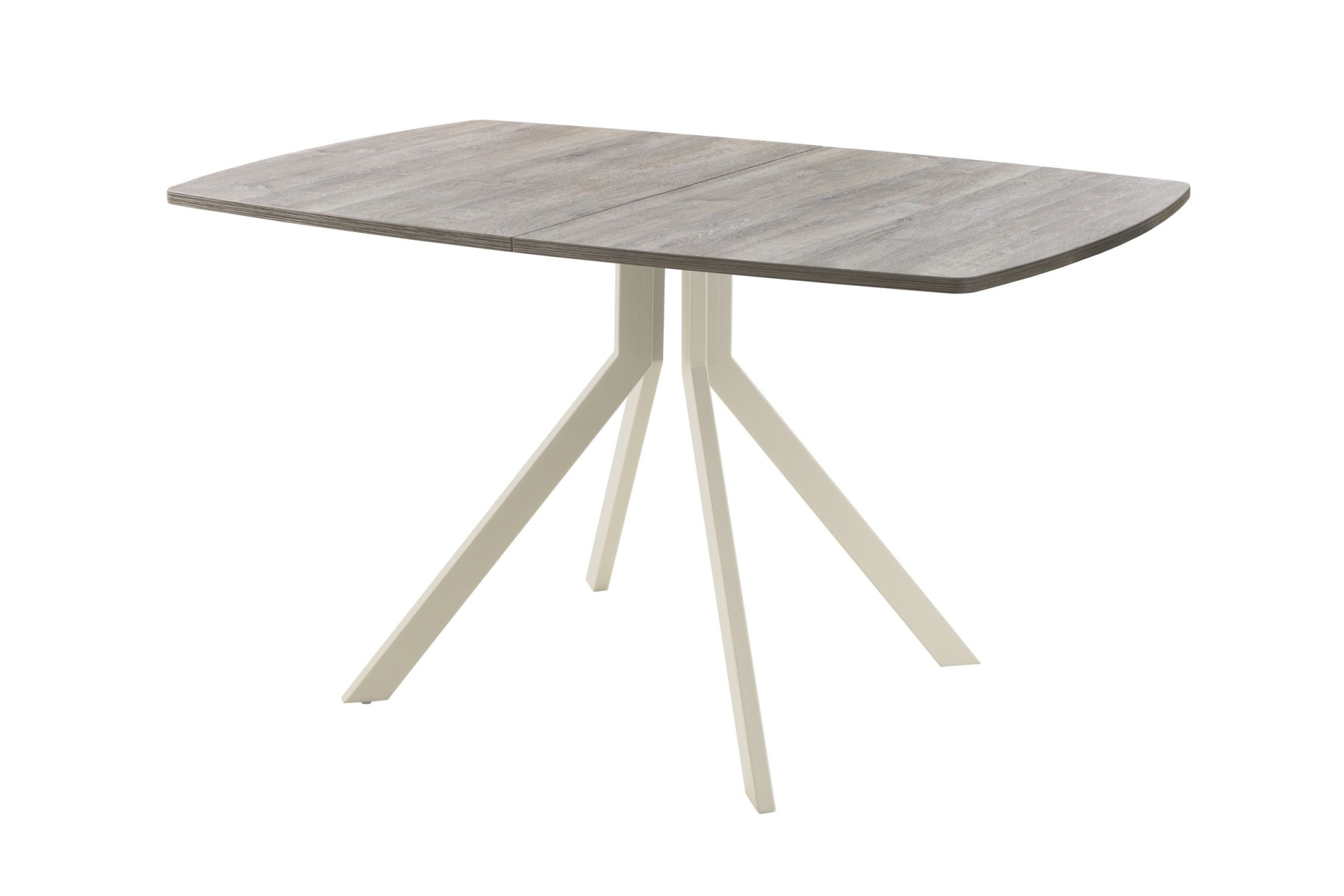 Обеденный стол AMC Elite (серии SLIM) / E18(1100) D6 (бежевый/Дуб Уайт-Ривер песочно-бежевый)