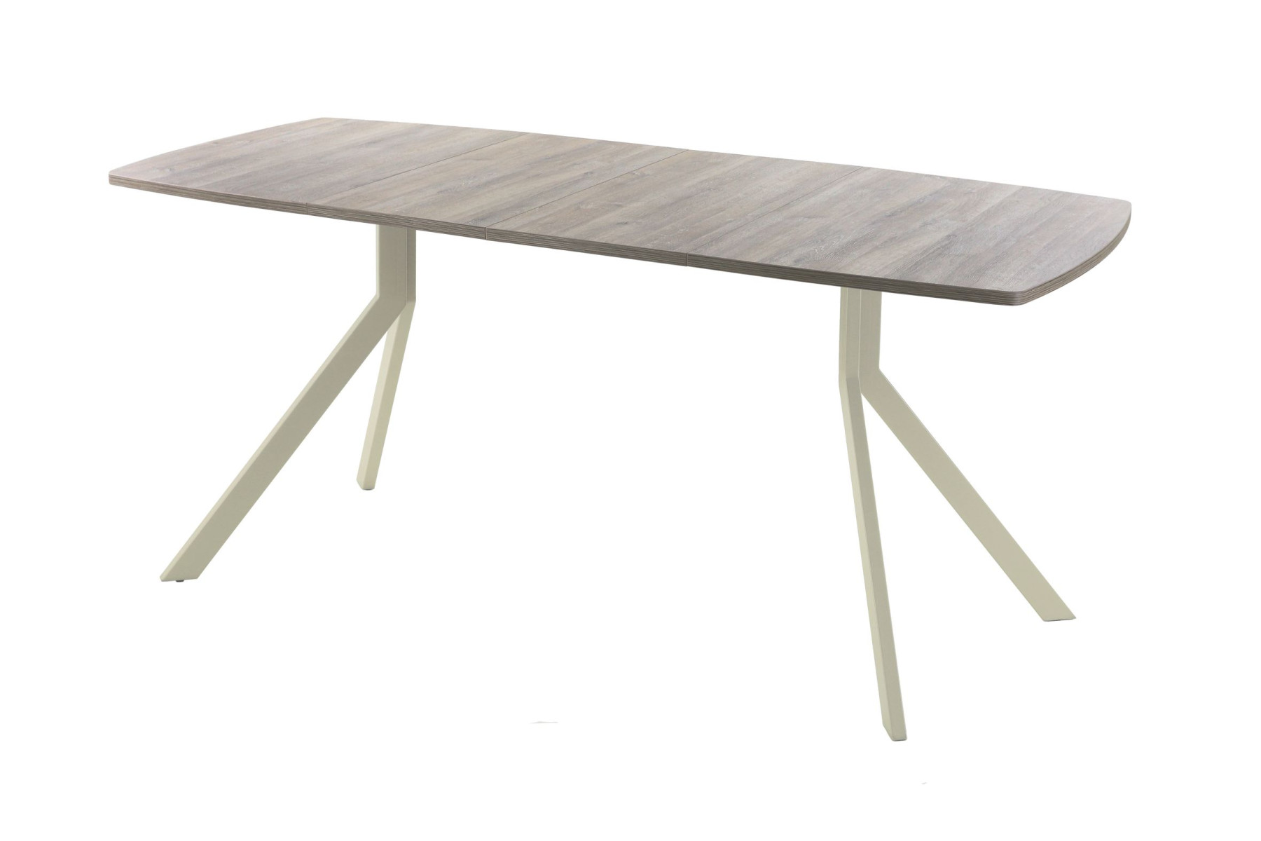 Обеденный стол AMC Elite (серии SLIM) / E18(1100) D6 (бежевый/Дуб Уайт-Ривер песочно-бежевый)