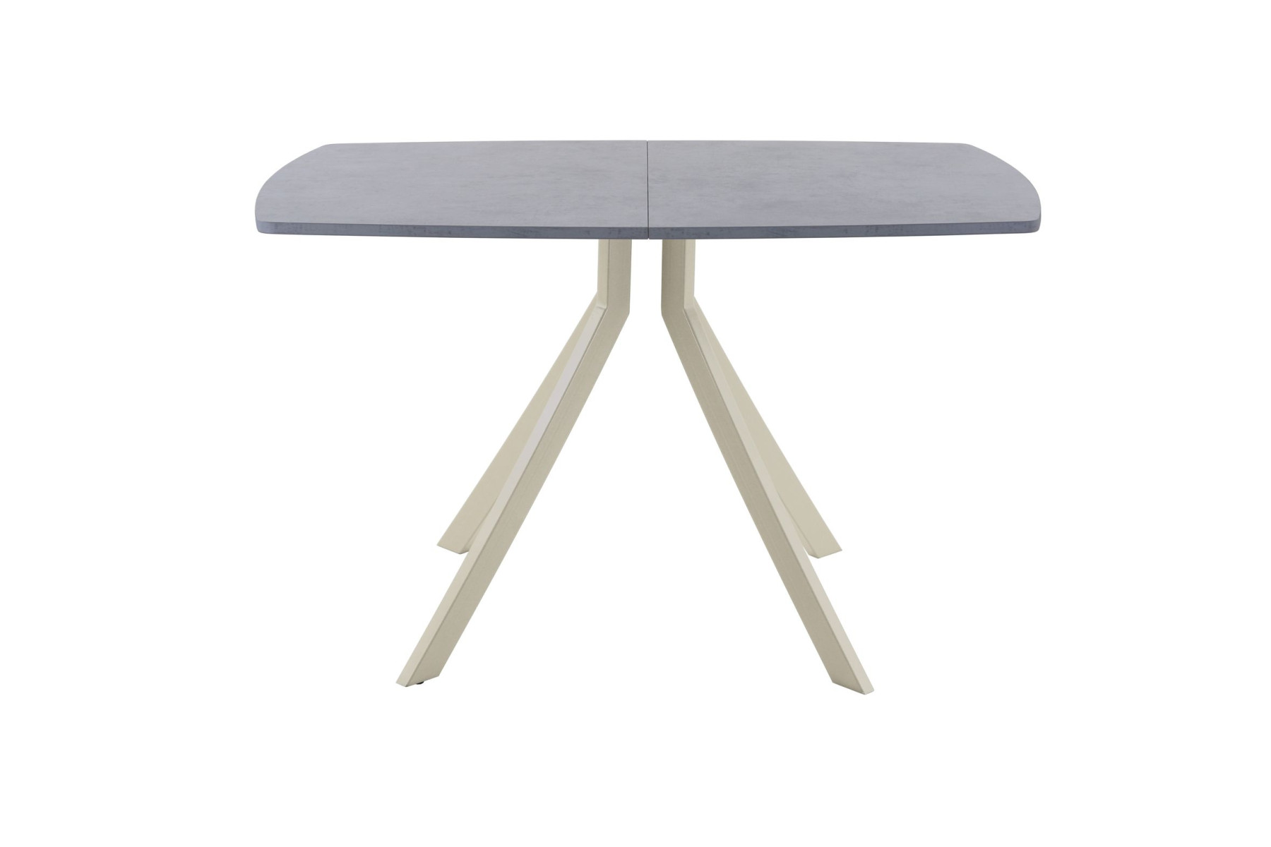 Обеденный стол AMC Elite (серии SLIM) / E18(1100) D6 (бежевый/Бетон Чикаго светло-серый)