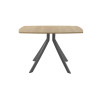Обеденный стол AMC Elite (серии SLIM) / E18(1200) D6 (графит/Дуб Небраска Натуральный)