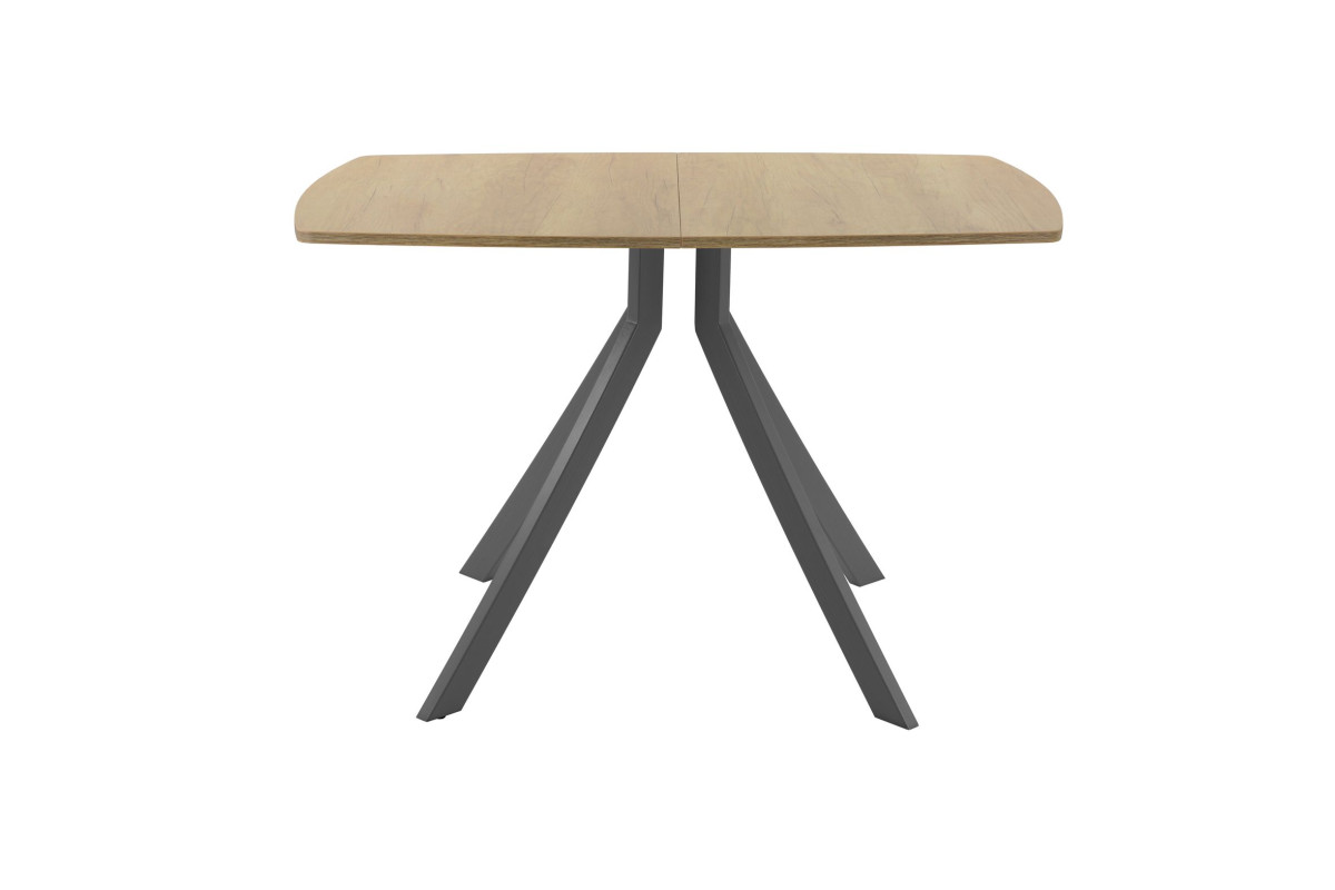 Обеденный стол AMC Elite (серии SLIM) / E18(1200) D6 (графит/Дуб Небраска Натуральный)
