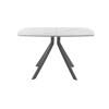 Обеденный стол AMC Elite (серии SLIM) / E18(1200) D6 (графит/Мрамор Кристалл)