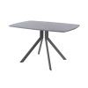 Обеденный стол AMC Elite (серии SLIM) / E18(1100) D6 (графит/Бетон Чикаго светло-серый)