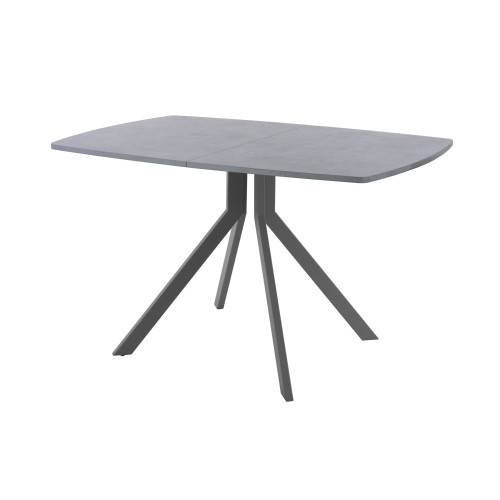 Обеденный стол AMC Elite (серии SLIM) / E18(1100) D6 (графит/Бетон Чикаго светло-серый)