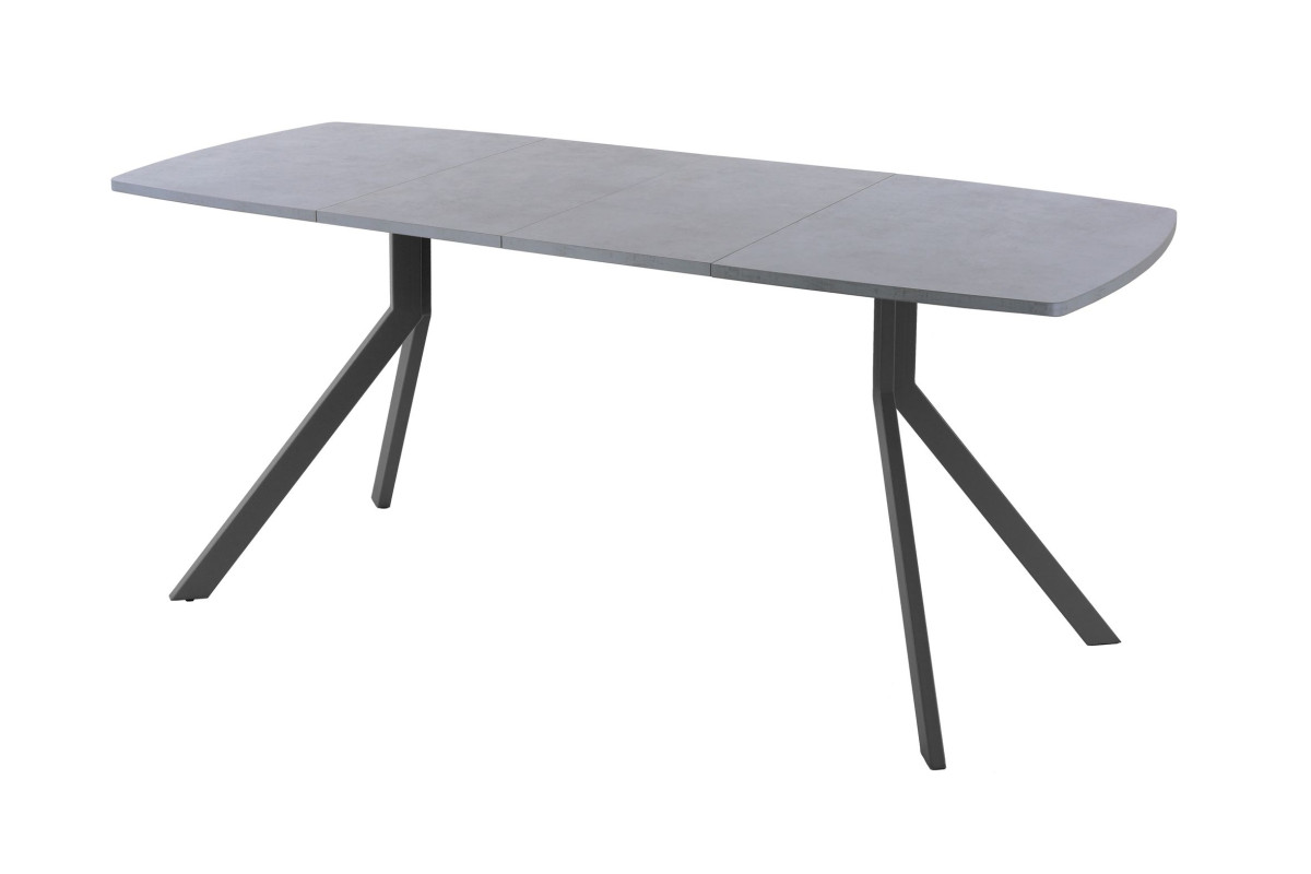Обеденный стол AMC Elite (серии SLIM) / E18(1100) D6 (графит/Бетон Чикаго светло-серый)
