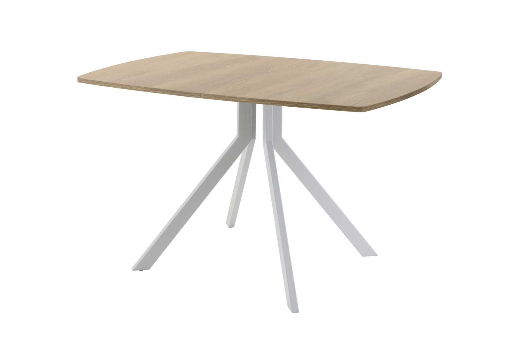 Обеденный стол AMC Elite (серии SLIM) / E18(1200) D6 (серебро/Дуб Небраска Натуральный)